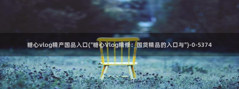 糖心原创vlog